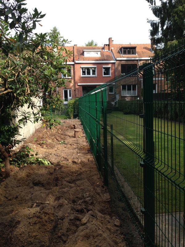 Pose panneau rigide occultant